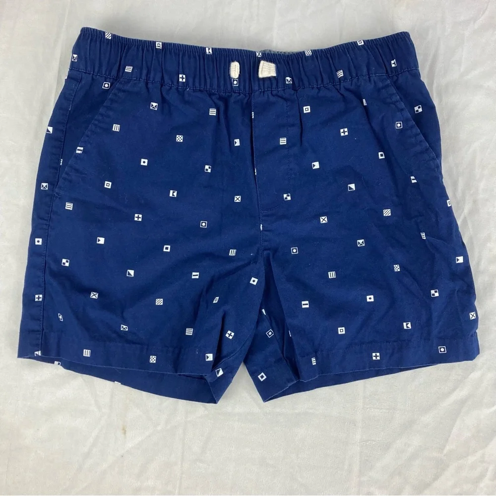 Set of 4 Nautica Plaid & Nautical Patterned Elastic Waist Shorts Boys' Sz 14/16 - Picture 10 of 14